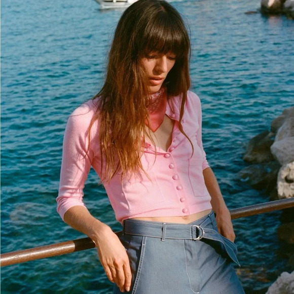 ZARA below the elbow knit sweater cardigan - Picture 1 of 6